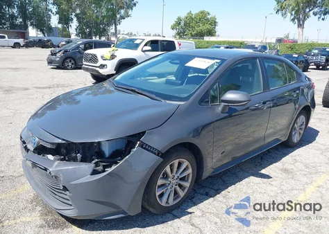 2025 Toyota Corolla Hybrid Le from USA, damaged, VIN JTDBCMFE5S3084554